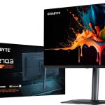 GIGABYTE MO27Q3 27” OLED QHD Gaming Monitor - 2560 x 1440, 360Hz, 0.03ms, 250 cd/m², G-Sync Compatible, FreeSync Premium Pro, Display HDR True Black 400, HDMI 2.1, Displayport 1.4
