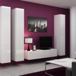 Cama TV stand VIGO 140 30/140/40 white/white gloss