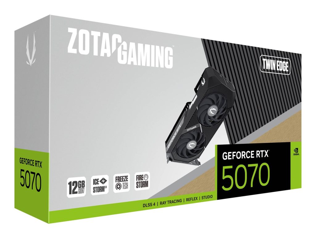 Zotac GAMING GeForce RTX 5070 Twin Edge NVIDIA 12 GB GDDR7