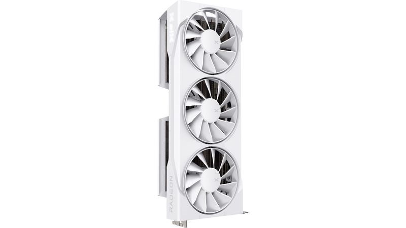Graphics card. XFX Swift RX 9070 White 3-FAN GAM E 16G